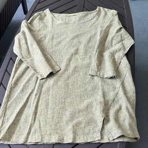 Cut Loose Sage Green Tunic Top